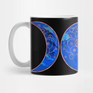 Triple Moon - Blue Mug